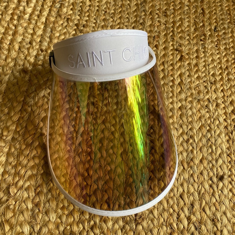 Saint Chic White Paparazzi Visor 1.0